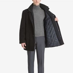 calvin klein wool overcoat